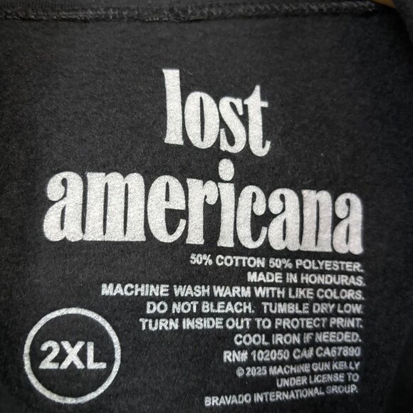 Machine Gun Kelly Lost Americana Album Pop Punk Hoodie 2XL - Picture 4 of 4